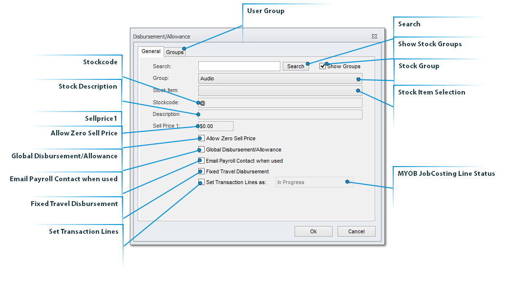 Disbursement/Allowance - Add Disbursement