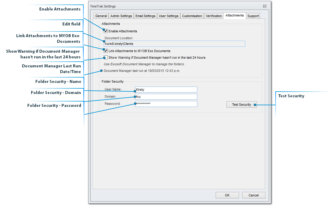 Global - Attachment Settings