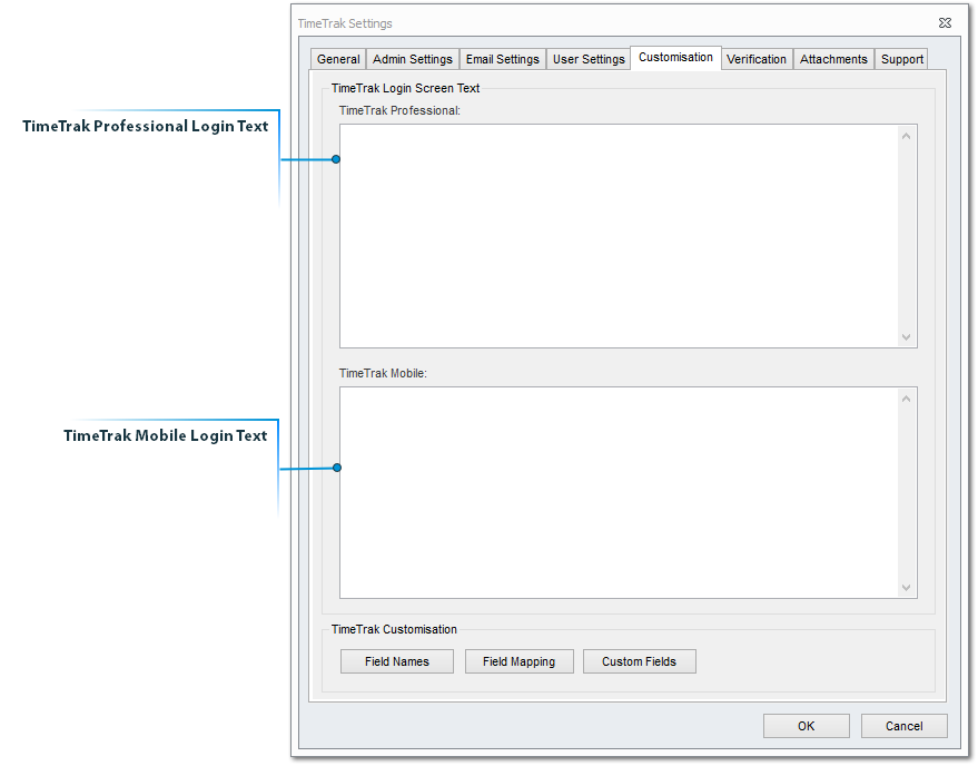 Global - Customisation Settings